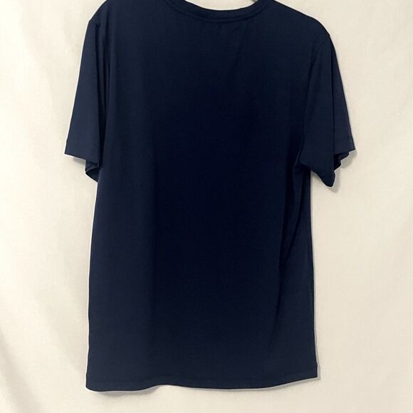 🟢NFL Team Apparel New England Patriot's Tom Brady 12 Blue T Shirt Size M - Picture 5 of 5